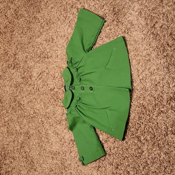 Janie & Jack Green Jacket - Picture 1 of 6